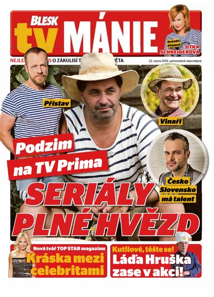 E-magazín Blesk Tv manie - 22.8.2015 - CZECH NEWS CENTER a. s.