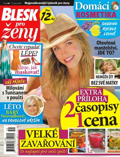 E-magazín Blesk pro ženy - 17.8.2015 - CZECH NEWS CENTER a. s.
