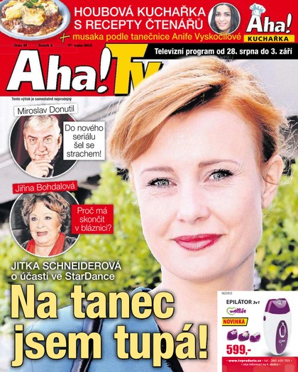 E-magazín AHA! Tv - 27.8.2015 - CZECH NEWS CENTER a. s.