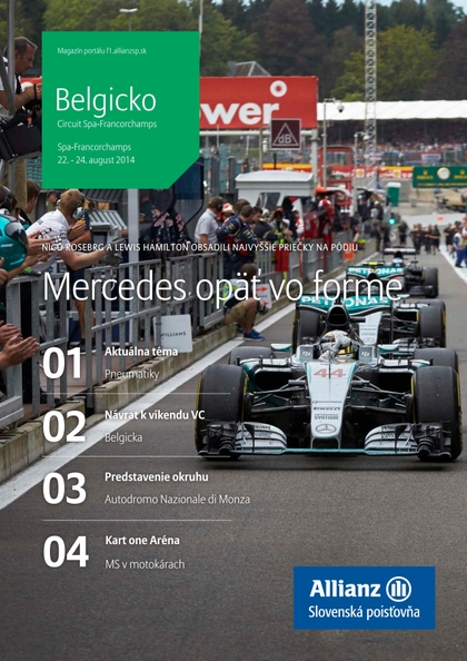 E-magazín Magazín F1 9/2015 - Allianz - Slovenská poisťovňa, a.s.