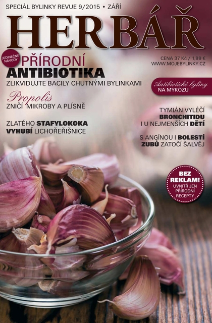 E-magazín Herbář 9/15 přírodní antibiotika - BYLINKY REVUE, s. r. o.