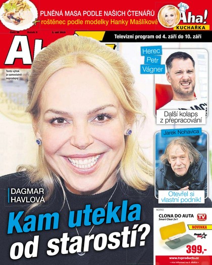 E-magazín AHA! Tv - 3.9.2015 - CZECH NEWS CENTER a. s.
