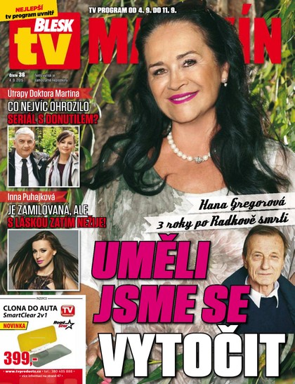 E-magazín Blesk Tv manie - 5.9.2015 - CZECH NEWS CENTER a. s.