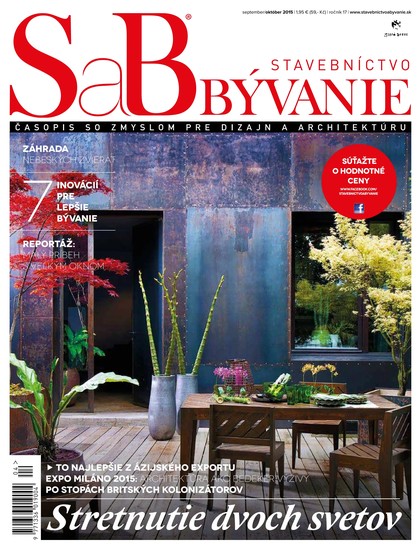 E-magazín SaB - Stavebníctvo a bývanie - september/oktober 2015 - MEDIA/ST s.r.o.