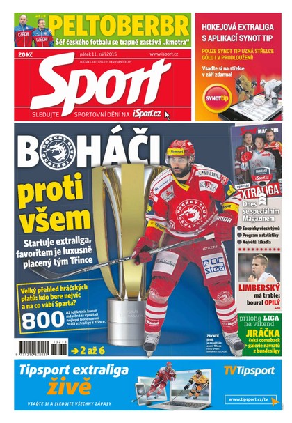 E-magazín Sport - 11.9.2015 - CZECH NEWS CENTER a. s.