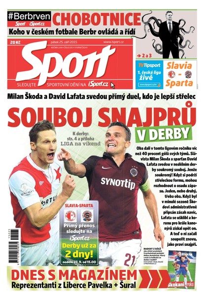E-magazín Sport - 25.9.2015 - CZECH NEWS CENTER a. s.