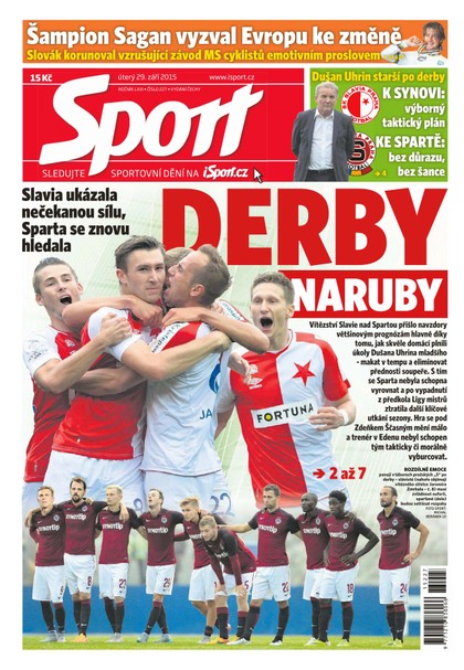 E-magazín Sport - 29.9.2015 - CZECH NEWS CENTER a. s.