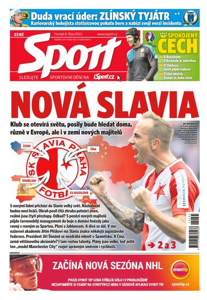 E-magazín Sport - 8.10.2015 - CZECH NEWS CENTER a. s.