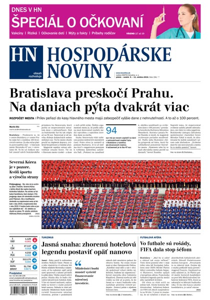 E-magazín Hospodárske noviny 09.10.2015 - MAFRA Slovakia, a.s.