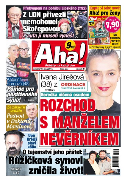 E-magazín AHA! - 10.10.2015 - CZECH NEWS CENTER a. s.