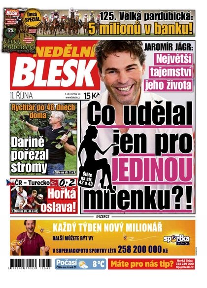 E-magazín Nedělní Blesk - 11.10.2015 - CZECH NEWS CENTER a. s.