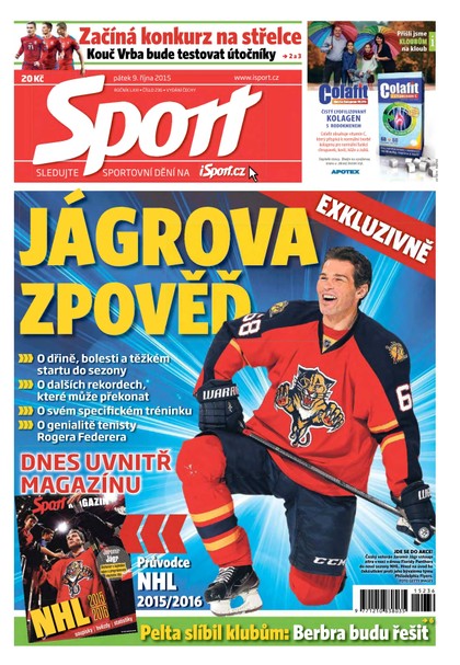 E-magazín Sport - 9.10.2015 - CZECH NEWS CENTER a. s.