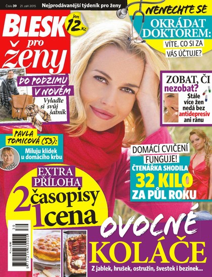 E-magazín Blesk pro ženy - 21.9.2015 - CZECH NEWS CENTER a. s.