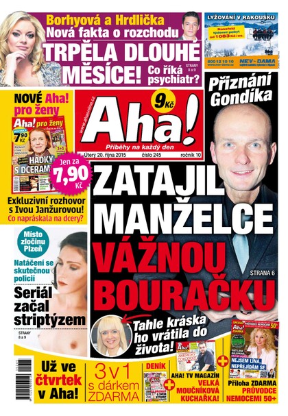 E-magazín AHA! - 20.10.2015 - CZECH NEWS CENTER a. s.
