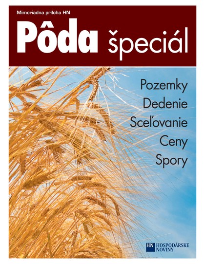 E-magazín Pôda špeciál  23.10.2015 - MAFRA Slovakia, a.s.