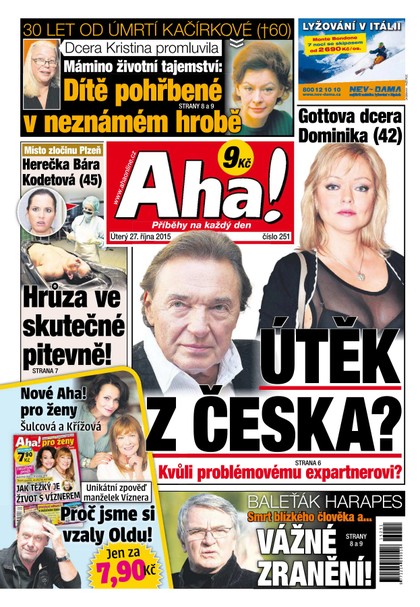 E-magazín AHA! - 27.10.2015 - CZECH NEWS CENTER a. s.