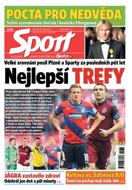 E-magazín Sport - 29.10.2015 - CZECH NEWS CENTER a. s.