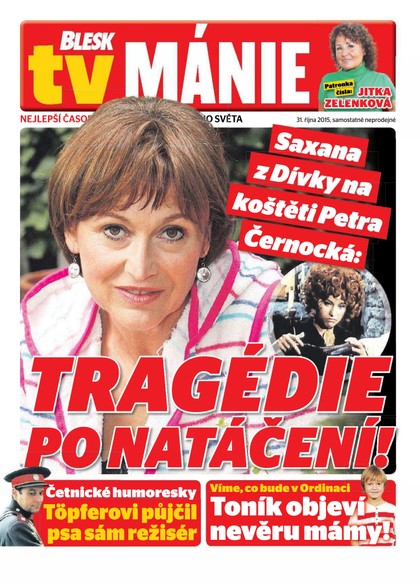 E-magazín Blesk Tv manie - 31.10.2015 - CZECH NEWS CENTER a. s.