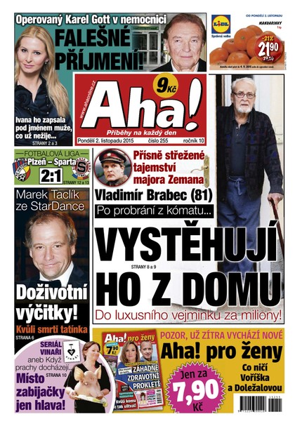 E-magazín AHA! - 2.11.2015 - CZECH NEWS CENTER a. s.