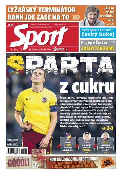 E-magazín Sport - 3.11.2015 - CZECH NEWS CENTER a. s.