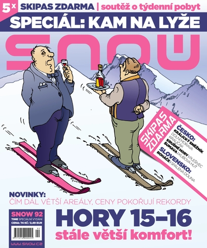 E-magazín SNOW 92 time -  lyžařská dovolená 2015/2016 - SLIM media s.r.o.