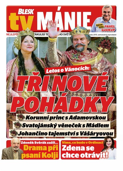 E-magazín Blesk Tv manie - 14.11.2015 - CZECH NEWS CENTER a. s.
