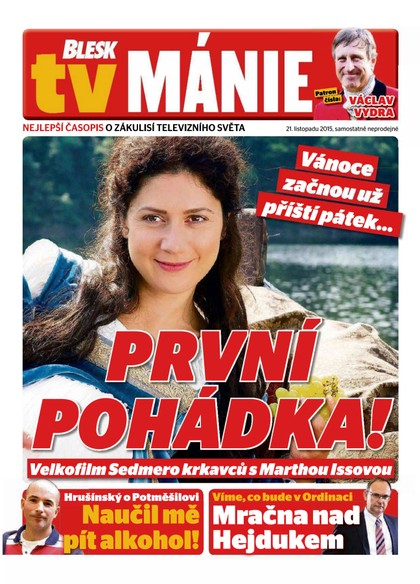 E-magazín Blesk Tv manie - 21.11.2015 - CZECH NEWS CENTER a. s.