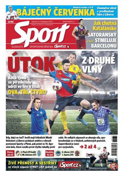 E-magazín Sport - 21.11.2015 - CZECH NEWS CENTER a. s.