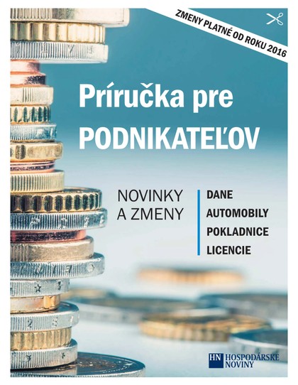 E-magazín Príručka pre podnikateľov - Zmeny od roku 2016 - MAFRA Slovakia, a.s.