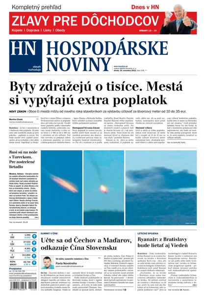 E-magazín Hospodárske noviny 25.11.2015 - MAFRA Slovakia, a.s.