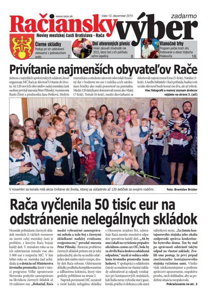 E-magazín Račiansky výber - Miestny úrad Bratislava - Rača