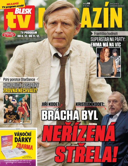 E-magazín Blesk Tv magazín 4.12.2015 - CZECH NEWS CENTER a. s.