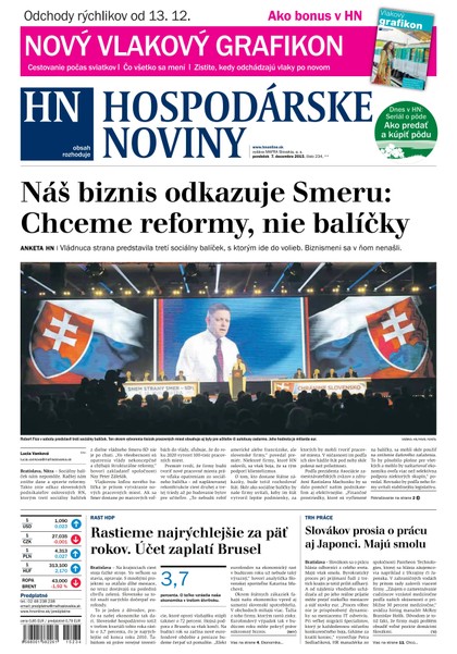 E-magazín Hospodárske noviny 07.12.2015 - MAFRA Slovakia, a.s.
