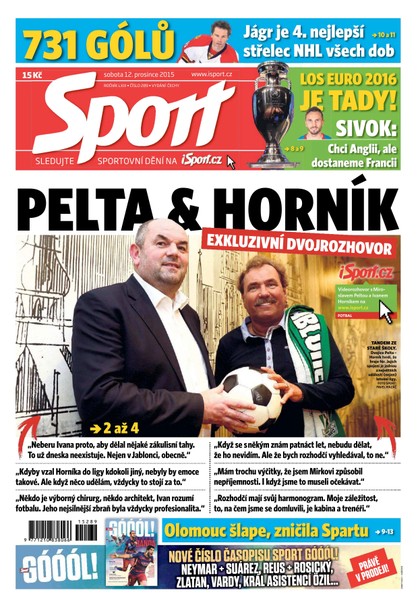 E-magazín Sport - 12.12.2015 - CZECH NEWS CENTER a. s.