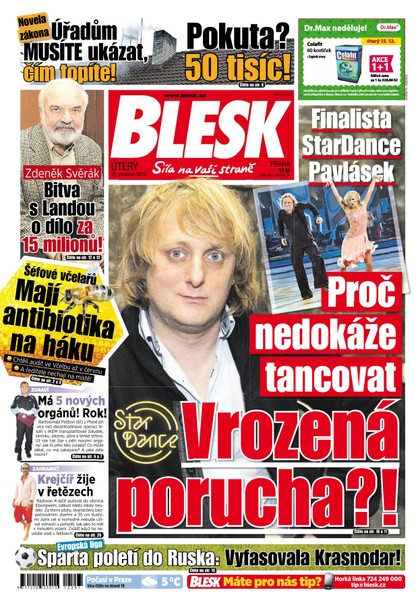 E-magazín Blesk - 15.12.2015 - CZECH NEWS CENTER a. s.