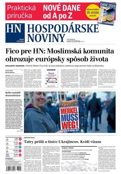 E-magazín Hospodárske noviny 11.01.2016 - MAFRA Slovakia, a.s.