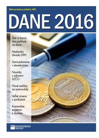 E-magazín Dane 2016 - MAFRA Slovakia, a.s.