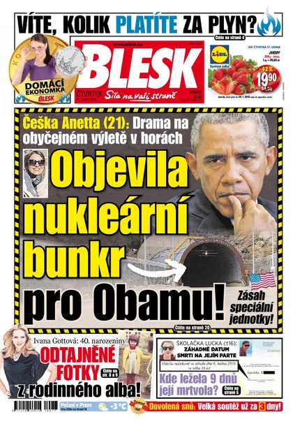 E-magazín Blesk - 21.1.2016 - CZECH NEWS CENTER a. s.