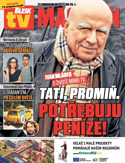 E-magazín Blesk Tv magazín - 22.1.2016 - CZECH NEWS CENTER a. s.