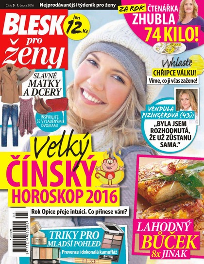 E-magazín Blesk pro ženy - 1.2.2016 - CZECH NEWS CENTER a. s.