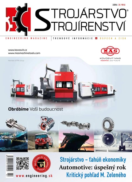 E-magazín STROJÁRSTVO/STROJÍRENSTVÍ 2/2016 - MEDIA/ST s.r.o.