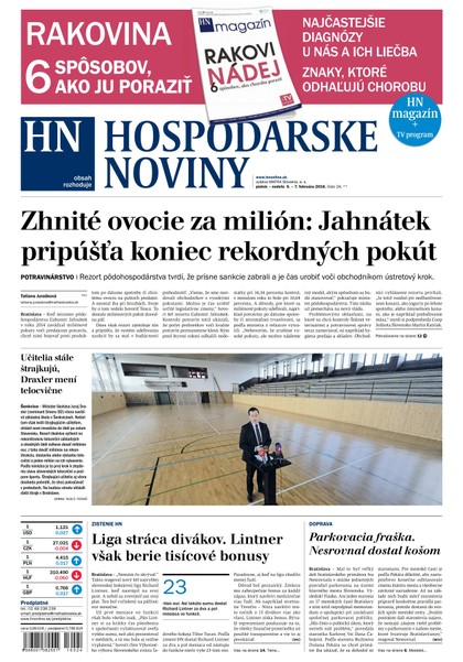 E-magazín Hospodárske noviny 05.02.2016 - MAFRA Slovakia, a.s.