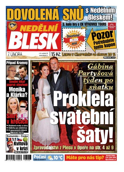 E-magazín Nedělní Blesk - 7.2.2016 - CZECH NEWS CENTER a. s.