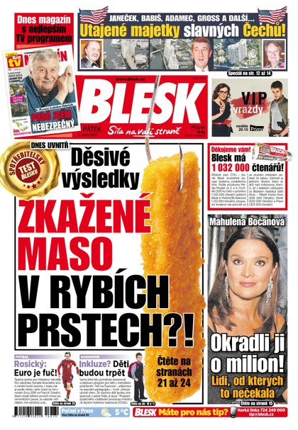 E-magazín Blesk 5.2.2016 - CZECH NEWS CENTER a. s.
