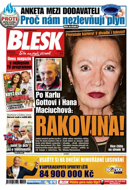 E-magazín Blesk - 12.2.2016 - CZECH NEWS CENTER a. s.