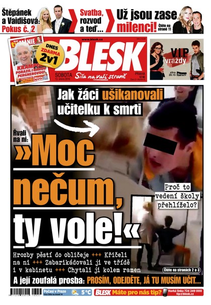 E-magazín Blesk - 13.2.2016 - CZECH NEWS CENTER a. s.