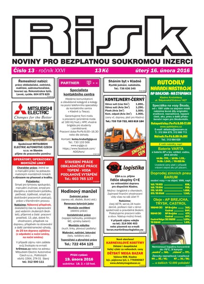 E-magazín Risk 13/2016 - Risk