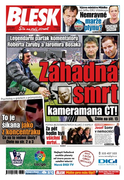 E-magazín Blesk - 16.2.2016 - CZECH NEWS CENTER a. s.