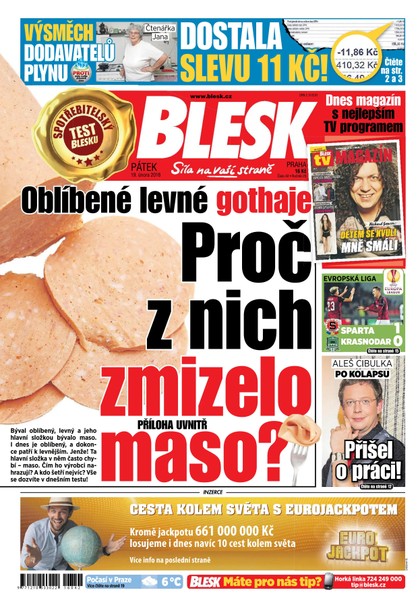 E-magazín Blesk - 19.2.2016 - CZECH NEWS CENTER a. s.
