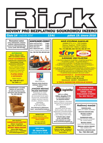 E-magazín Risk 14/2016 - Risk